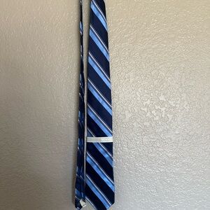 Michael Kors Blue Striped Men's Tie